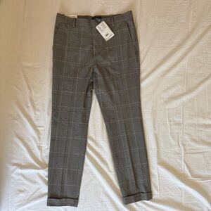 H&M Gray Plaid Men's Pants